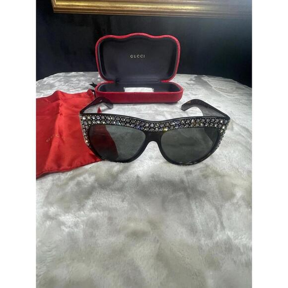 Gucci Crystal Oversize Sunglasses main image 7
